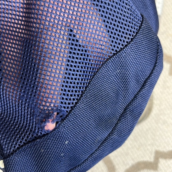 The North Face Wise Guy Backpack, Navy White, Medium Size school bag, hiking - Picture 11 of 17